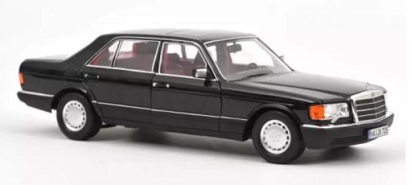 183788 Mercedes-Benz 560 SEL 1991 Black 1:18